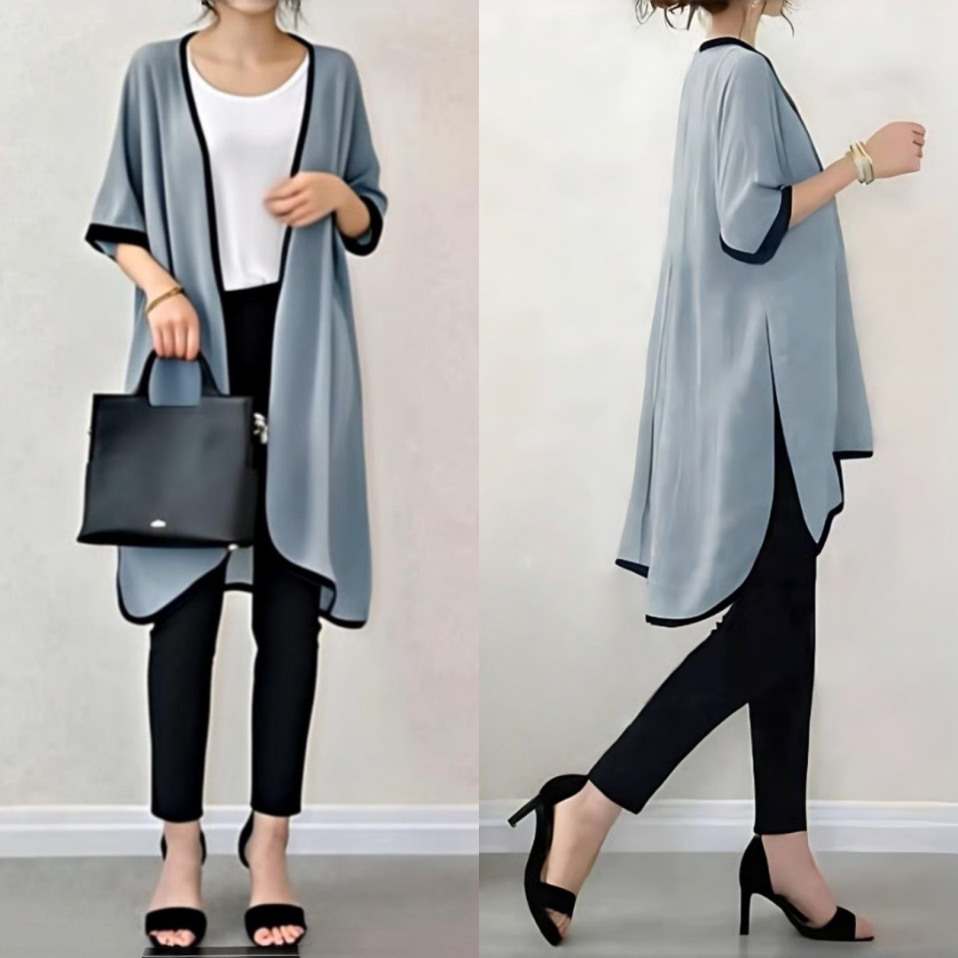 $118件。🌿氣質百搭長款薄外套｜懶人必備款