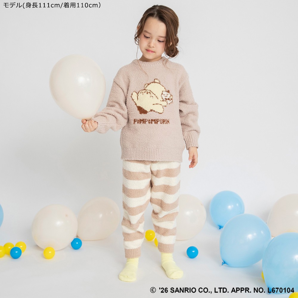 🆕【⭐訂購⭐】 🇯🇵日本直送🌀#Sanrio #Pompompurin / #Cinnamoroll 棉花糖針織長袖家居服🌀[ELJA-0076][261108]