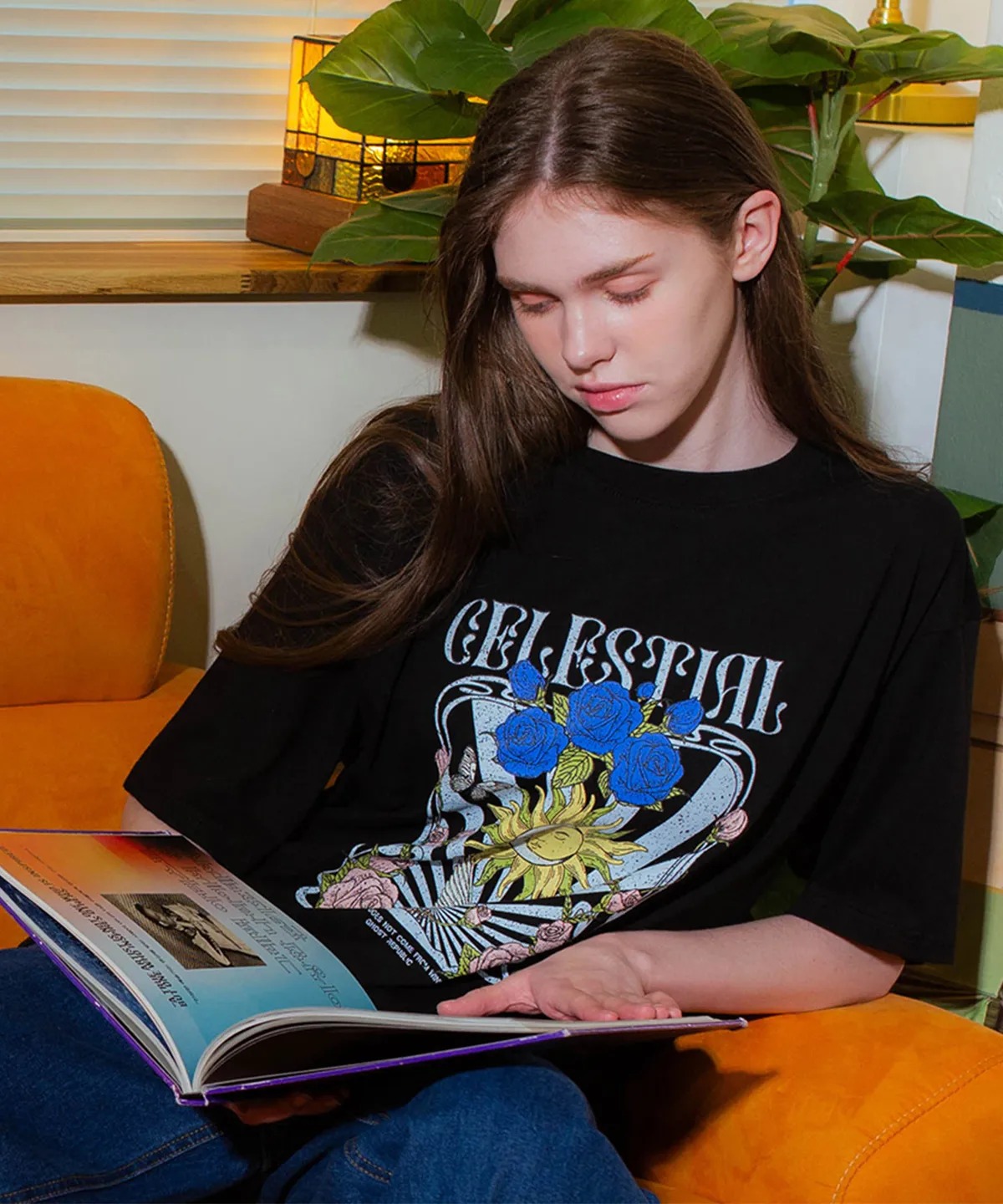 韓國品牌 GHOST REPUBLIC│SunShine Over-fit Short Sleeve T-shirt