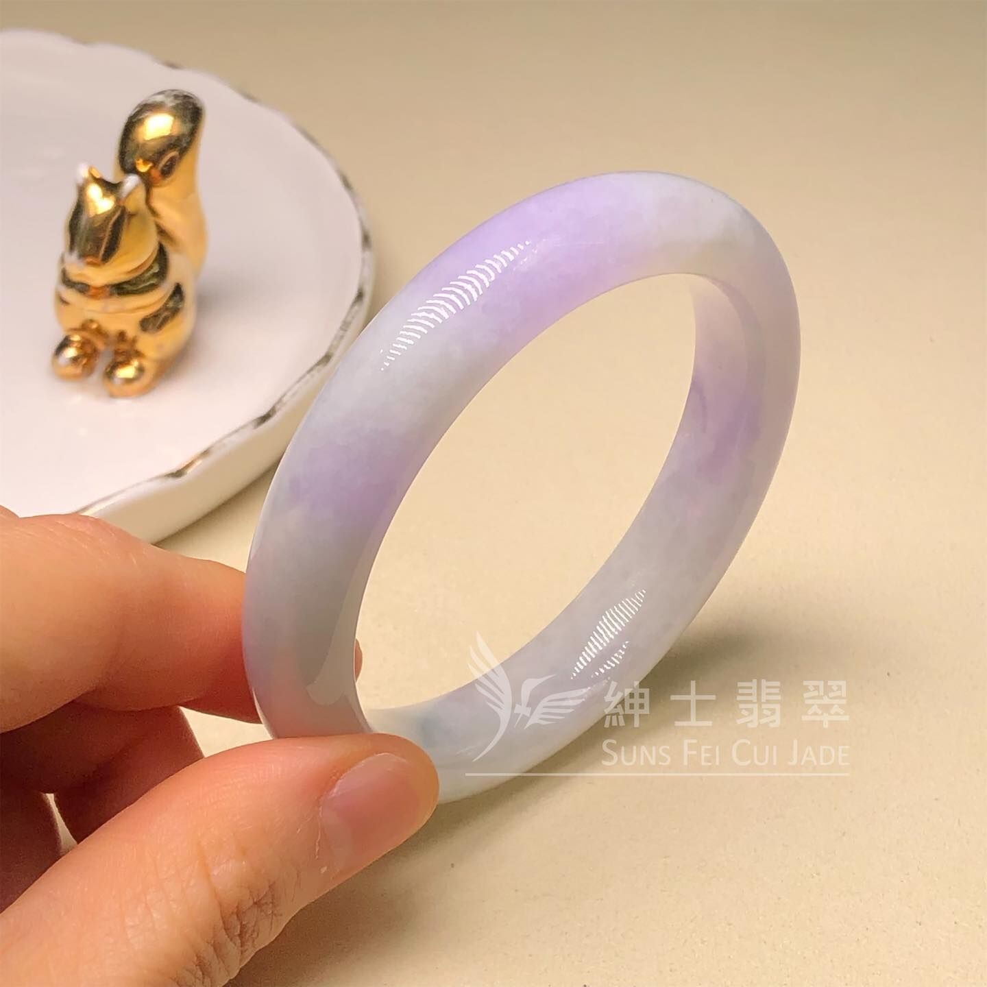 冰藍紫福鐲54.5mm