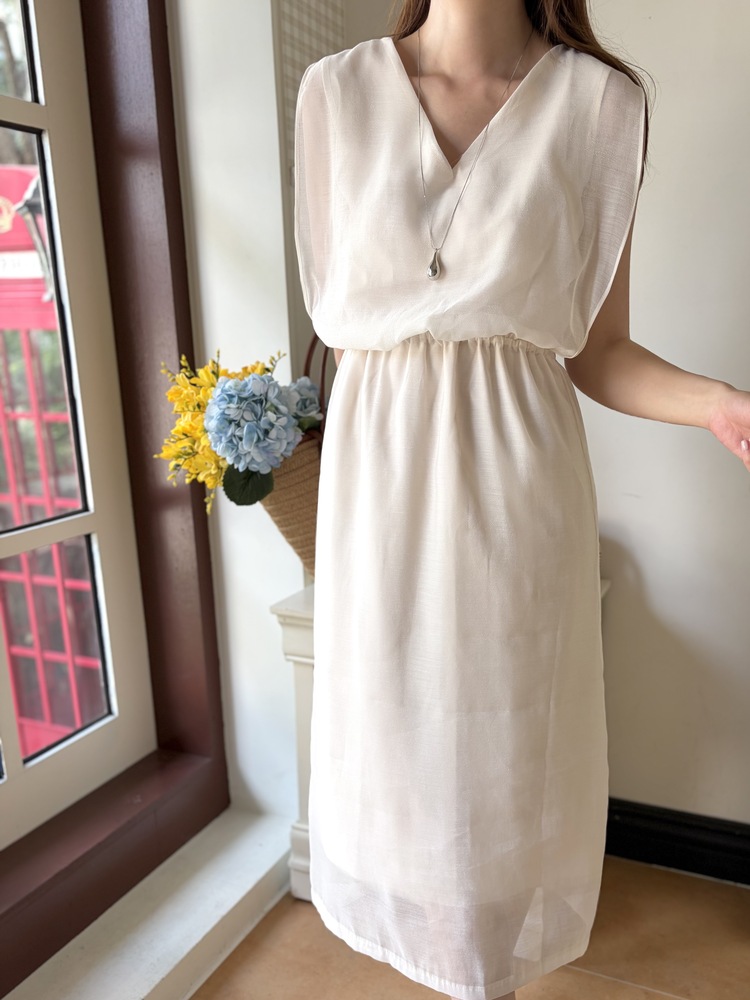 The Romance Two-Way Dress (Cream)