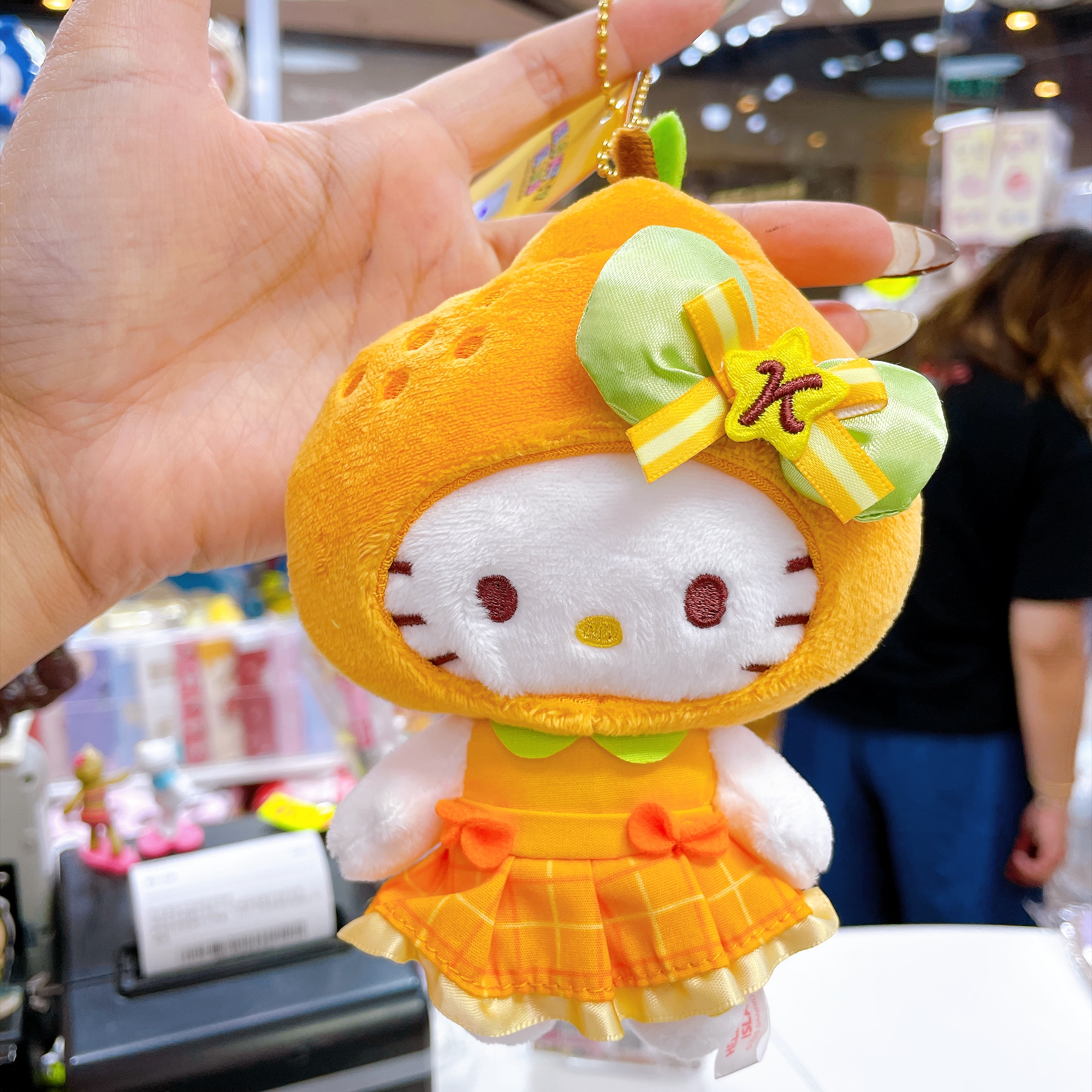 韓國濟州島限定蜜柑Hello Kitty公仔
