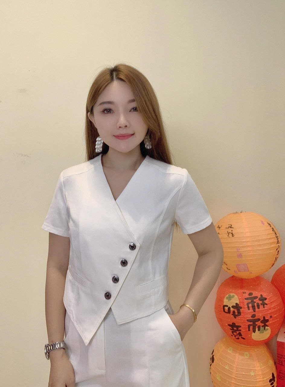 牛仔后塑胶长裤 1565