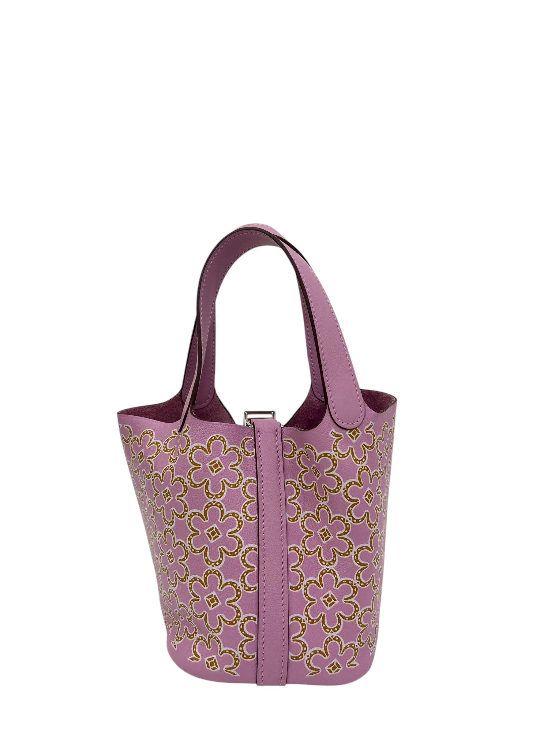 Pre-Owned HERMÉS Micro Picotin Lucky Daisy Stamp U /  Product Code: 061506