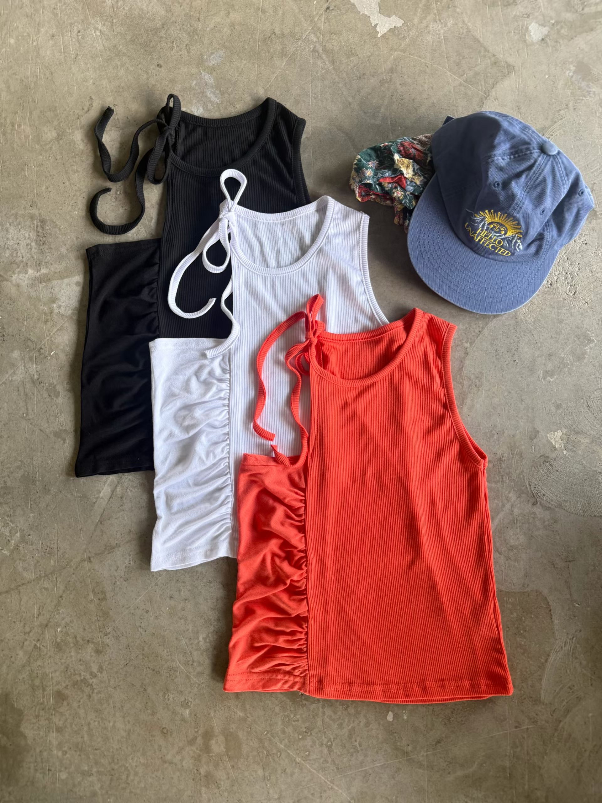 東大門女裝 | Speed rope tank top(Orange)
