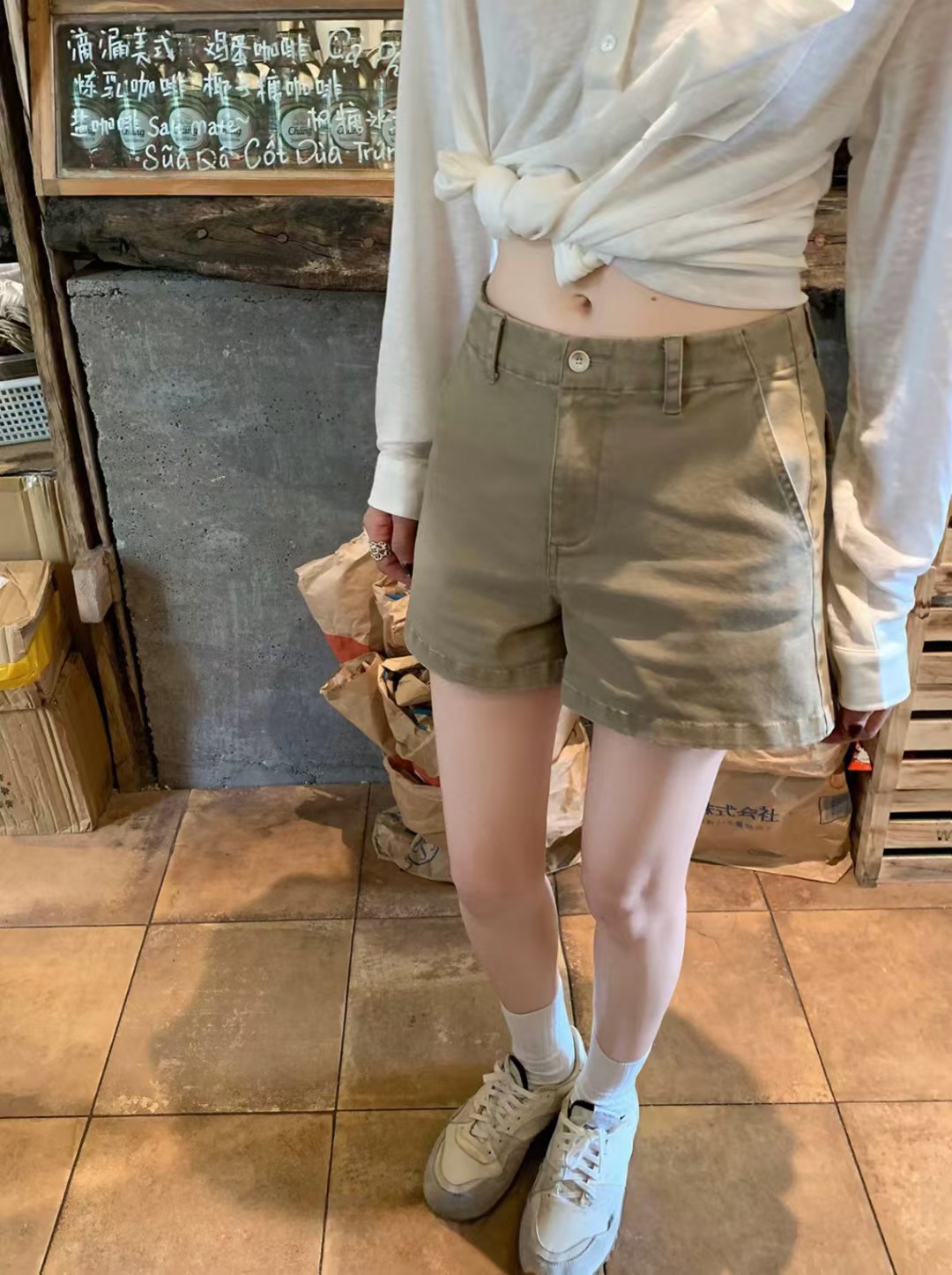 4287 高腰短裤