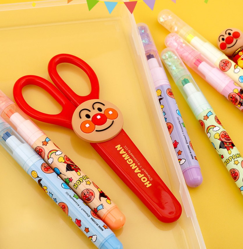  【預訂】韓國直送 麵包超人 Anpanman 附安全蓋兒童剪刀