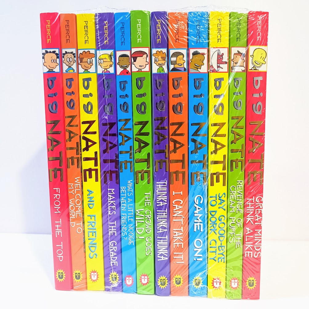Big Nate 12 books Collection by Lincoln Peirce  |Age 8-12 | 全彩 |大內特冒險記  |B417