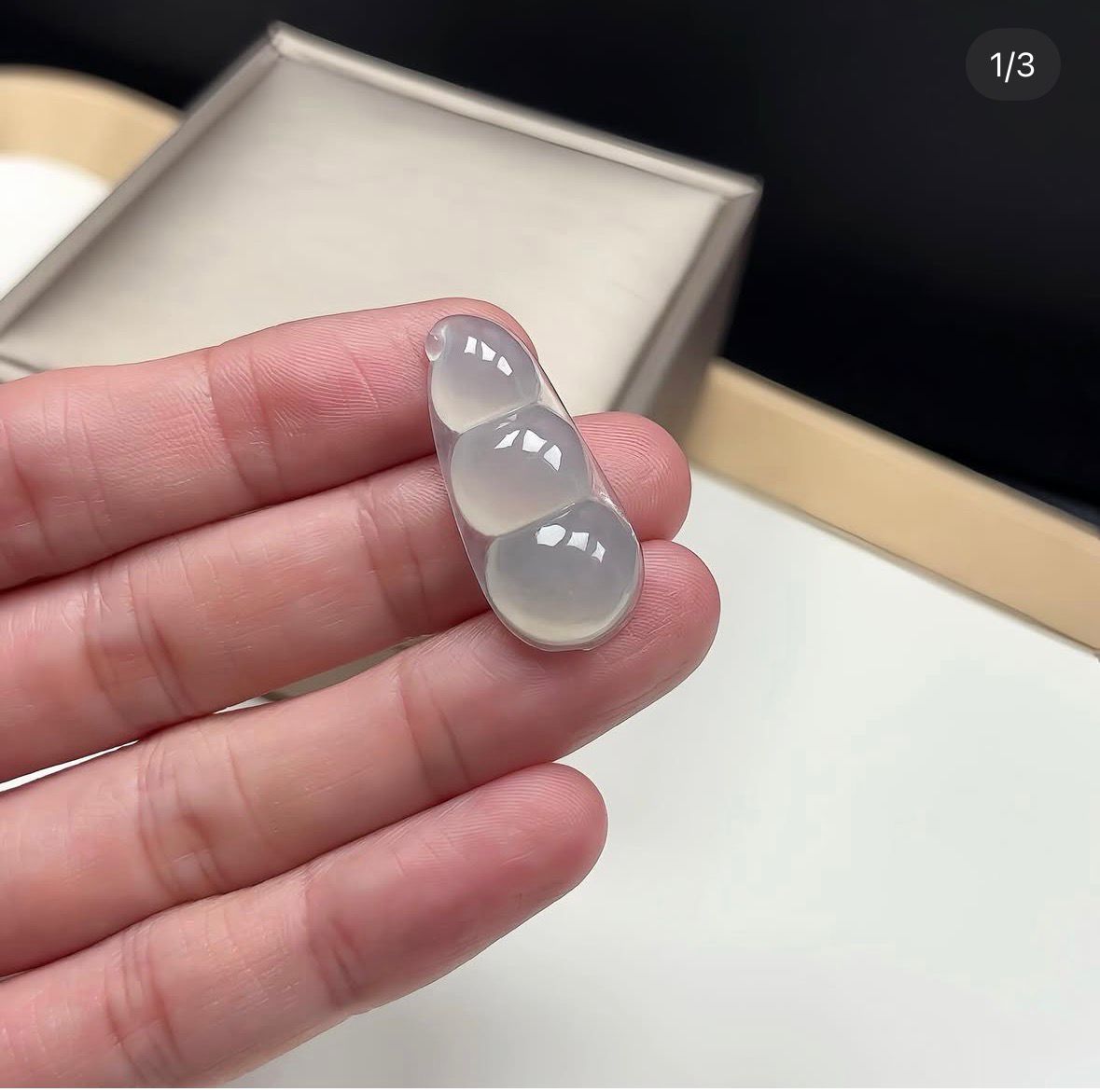 高冰種翡翠福豆