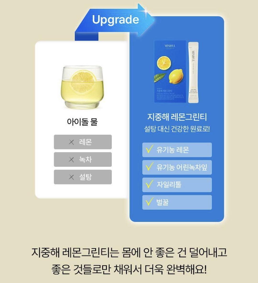 韓國 Foodology 地中海 輕盈檸檬綠茶 15條/ 盒｜Mediterranean Lemon Green Tea