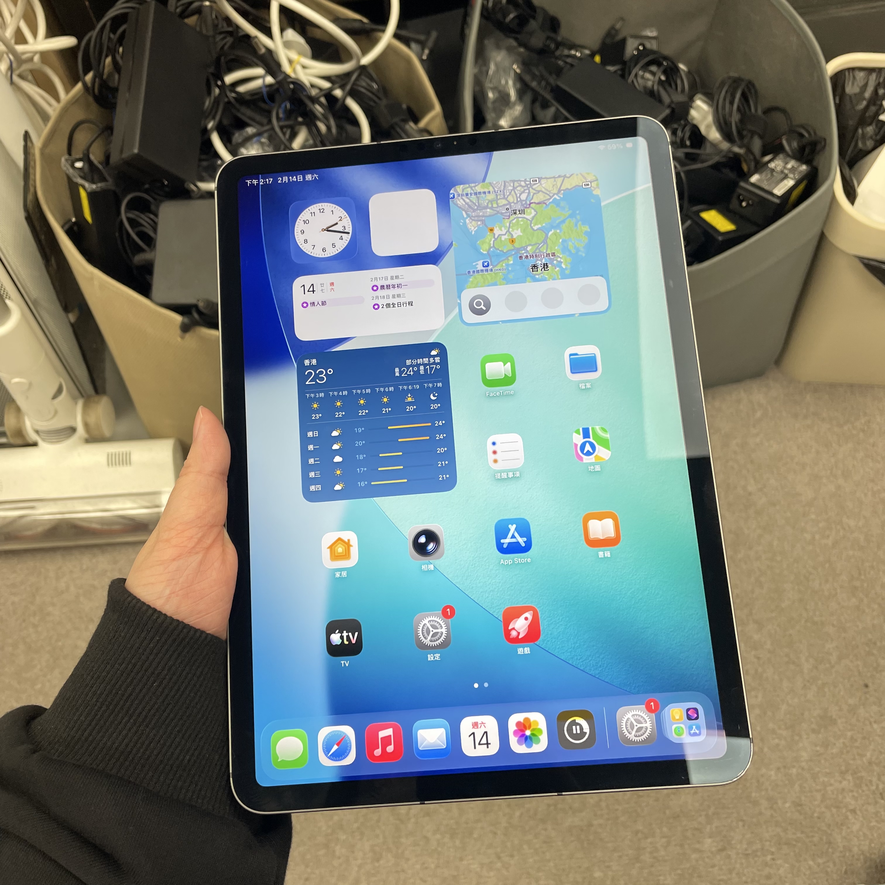 *594992 iPad Pro 3 11吋 M1 靚機 128GB 插卡版 灰色 gray