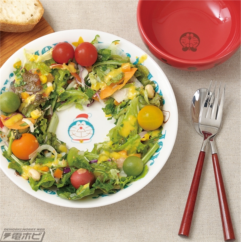 [現貨] [日本直送] 日本多啦A夢聖誕瓷餐具套裝 {TF429614}