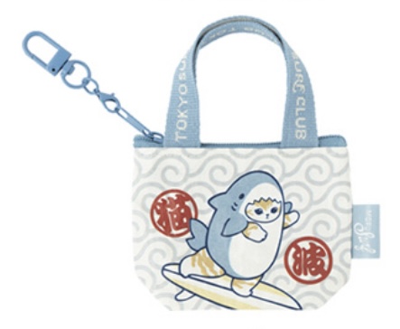 Mofusand 鯊魚貓 匙扣袋｜預訂