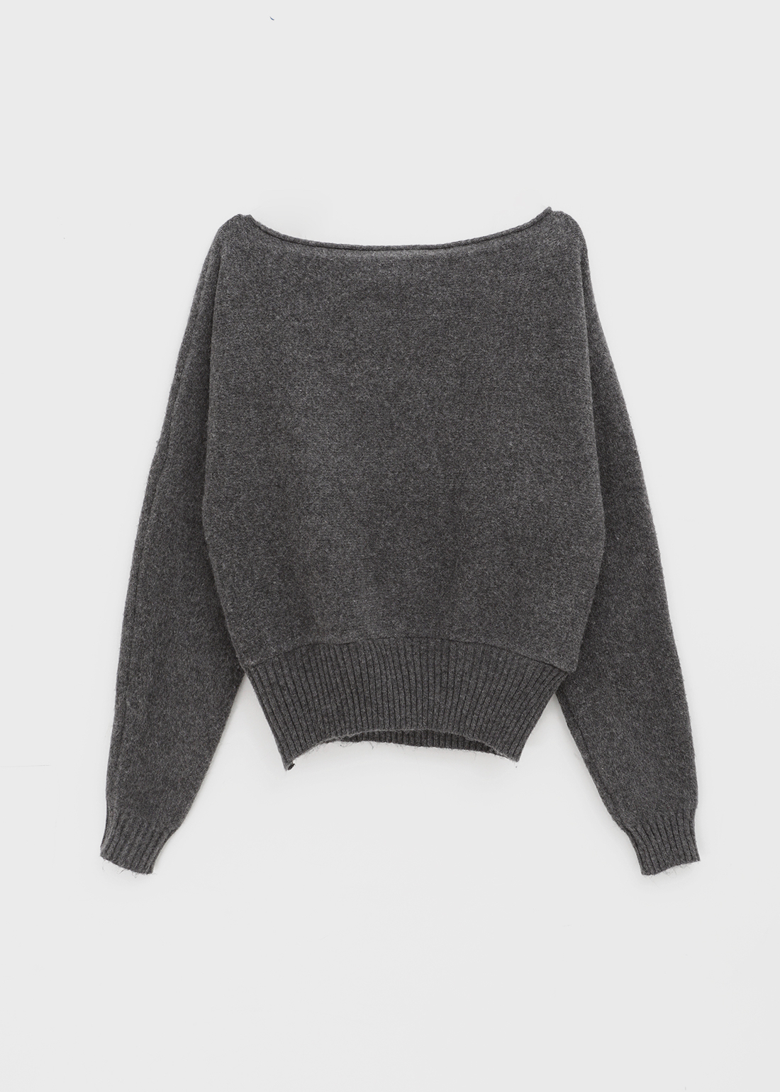 Asymmetric Off-Shoulder Knit
