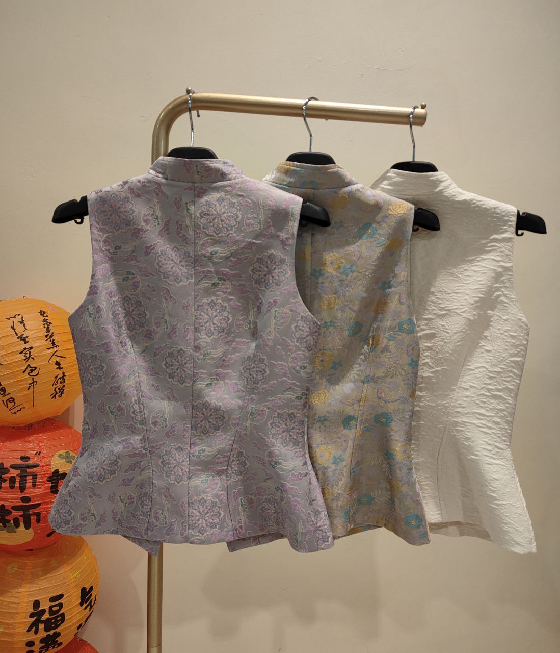 马甲式旗袍上衣 2641