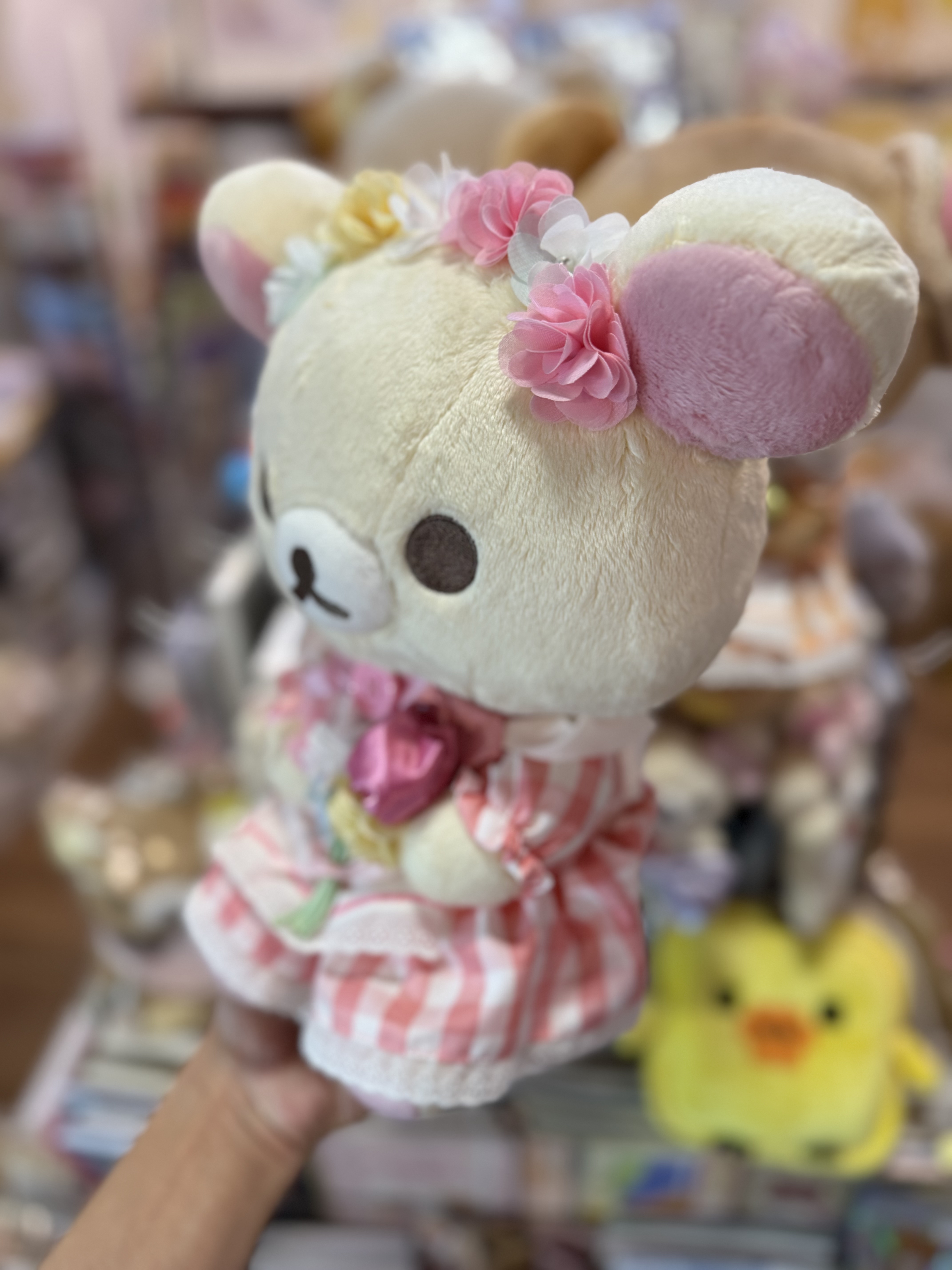 《現貨》全新日本有樂町pop up店限定 花花造型公仔（M size)