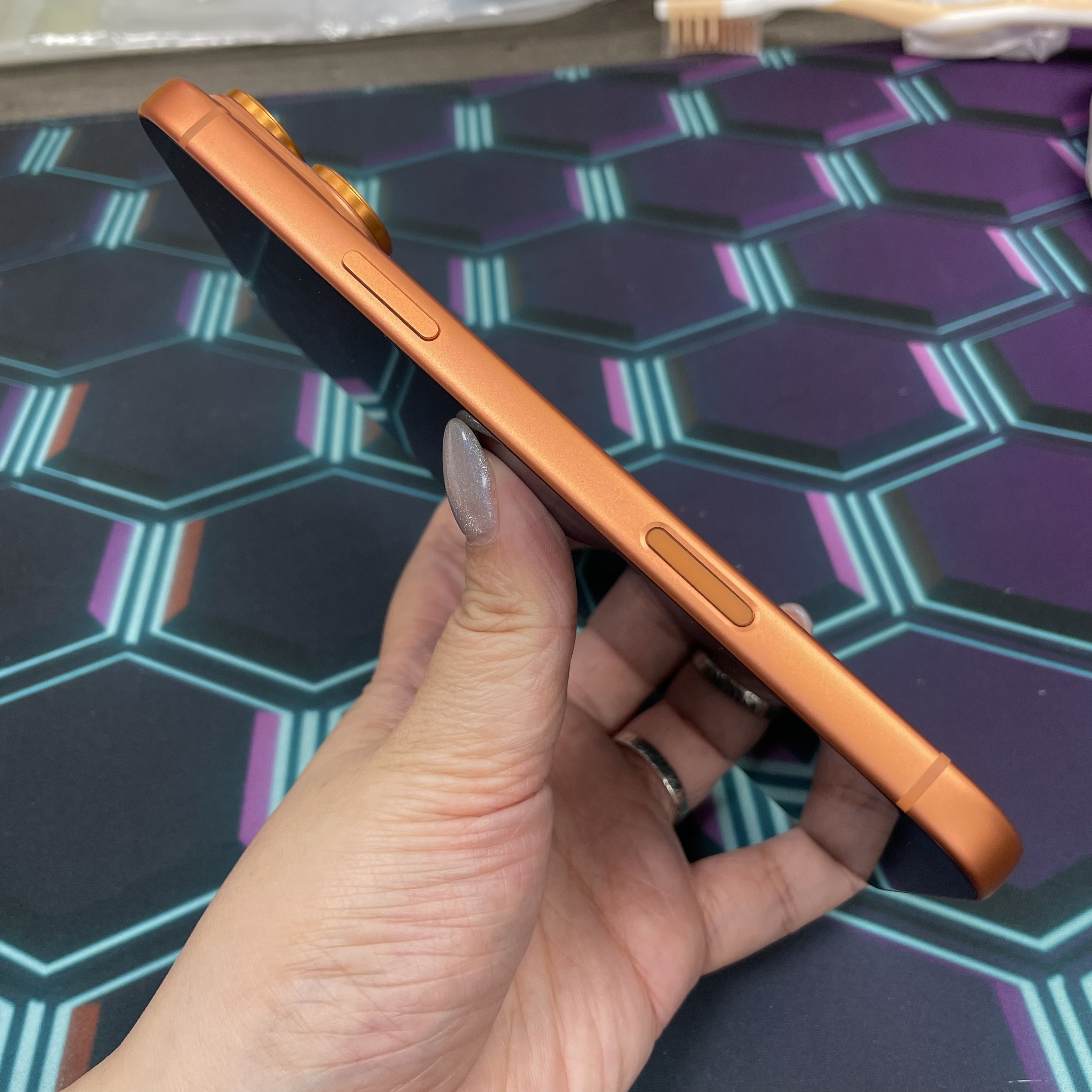 *6876 17 Pro max 完美機 256GB 電100 橙色 orange