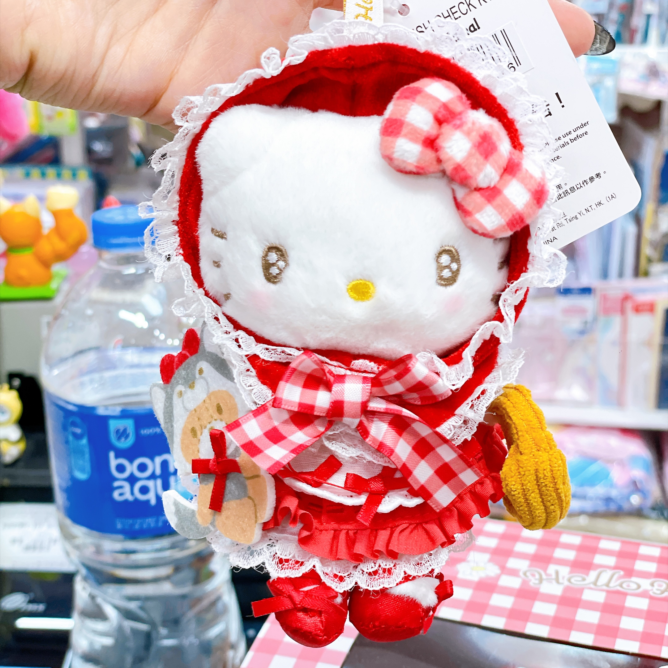 原裝行貨 Hello Kitty小紅帽 盒裝公仔/公仔掛飾