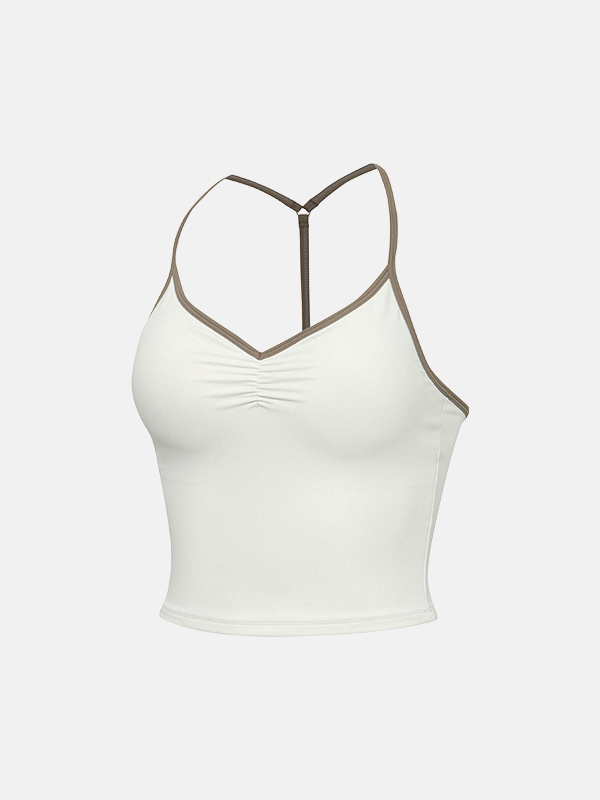 預購_Compression Shirred Bra Top by Grandeline
