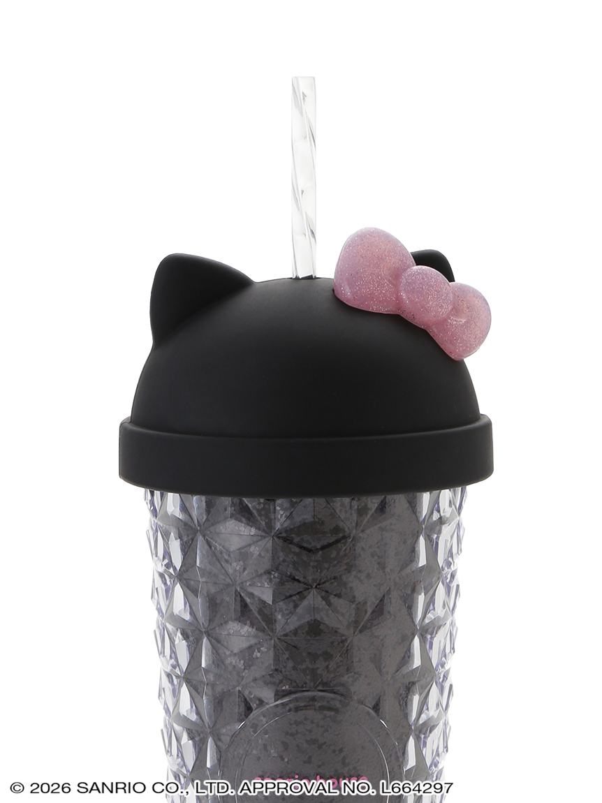 日本預訂📍日本Sanrio House Pink x Black系列 - Kitty黑色水杯 700ml 不包郵