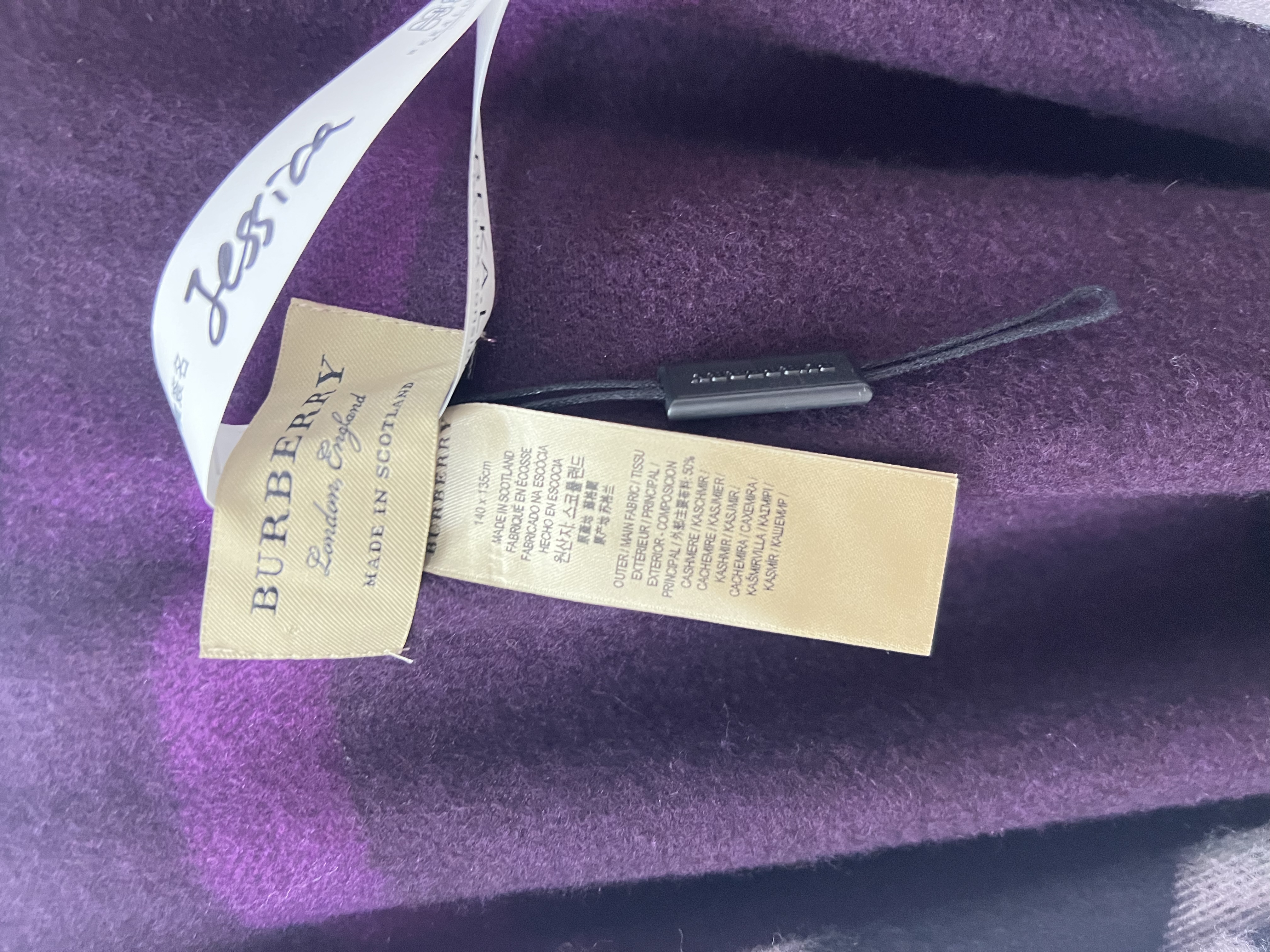 Pre-owned Burberry Wool Shawl / Product Code: 206050802