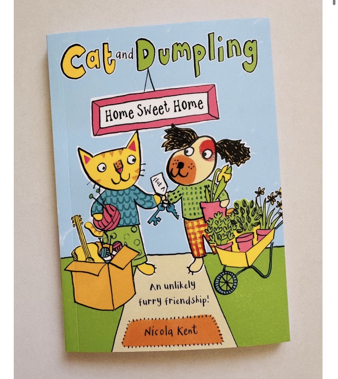 💯正版牛津大學出版社Oxford 進口書 Cat and Dumpling: Home Sweet Home 兒童作者NicolaKent創作的初章書！ ✅牛津全彩橋梁書！近100頁！蘭斯450 🎵配套音頻和譯文！方便孩子磨耳朵👂