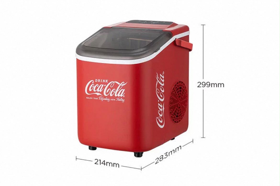 Coca Cola 可口可樂制冰機 升級款 ZB11H 香港三腳插頭 (預購產品)