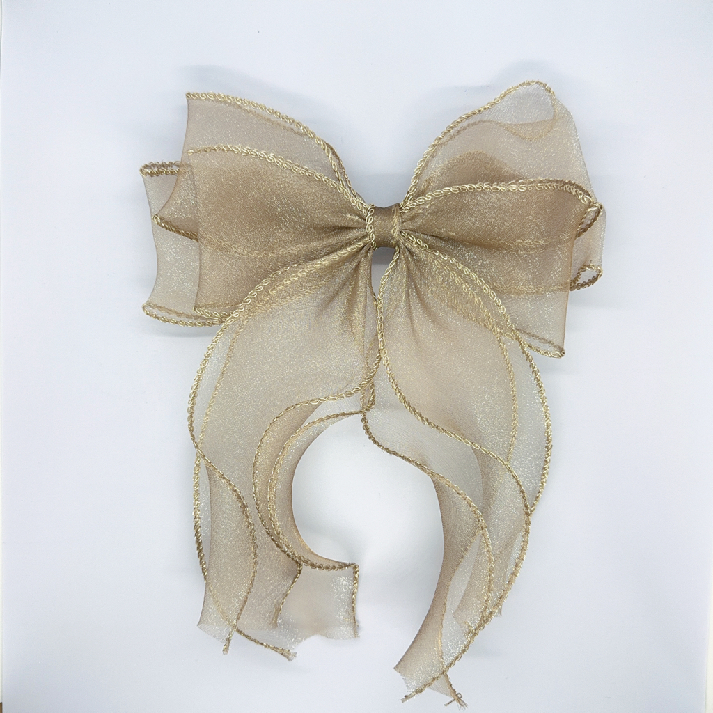 大蝴蝶結髮夾 / Large Bow Hair Clip - A