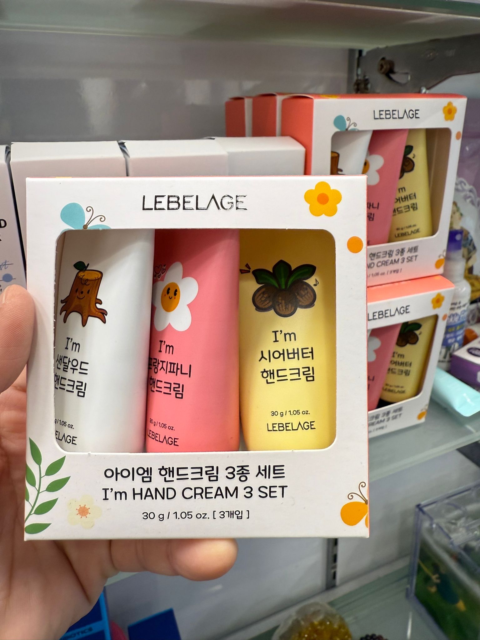 *近期最紅🔥🇰🇷《LEBELAGE》I'm 夢幻卡通香氛護手霜 3支裝(30g*3) 💖*