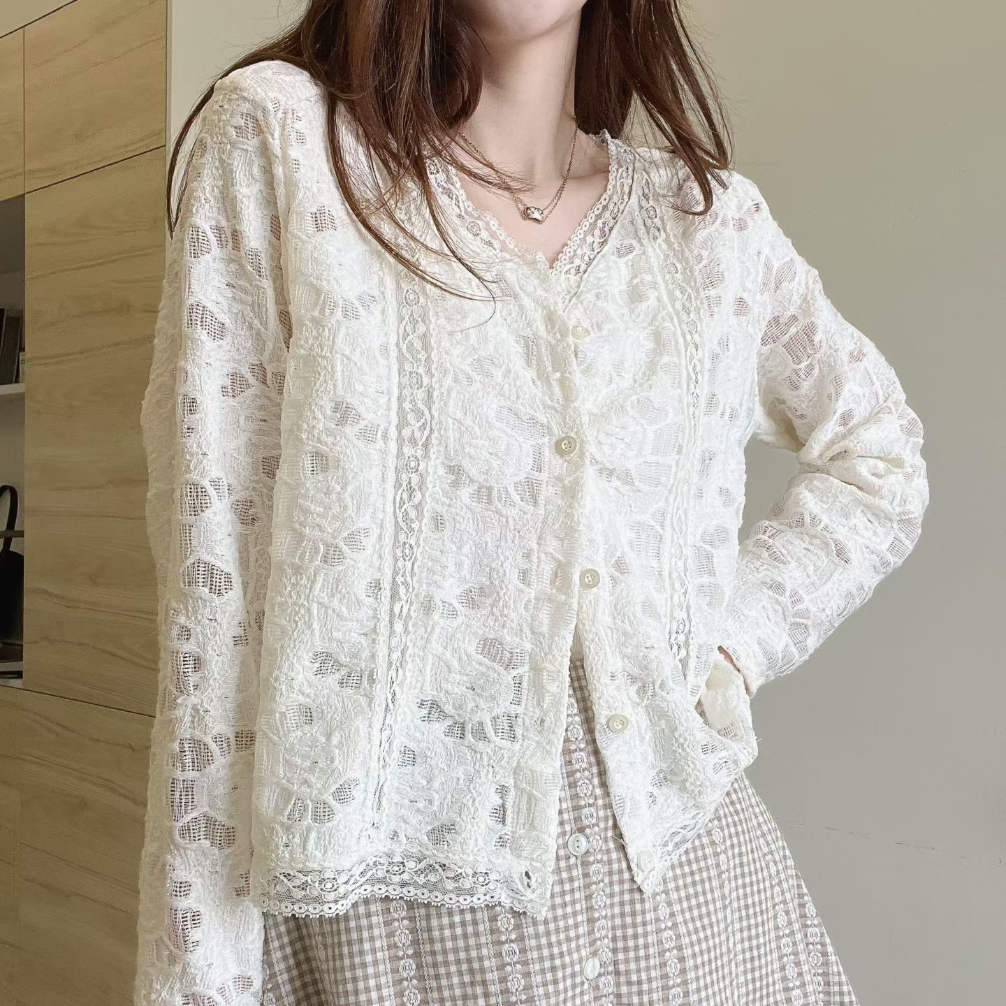 FV2 高質通花lace 外套