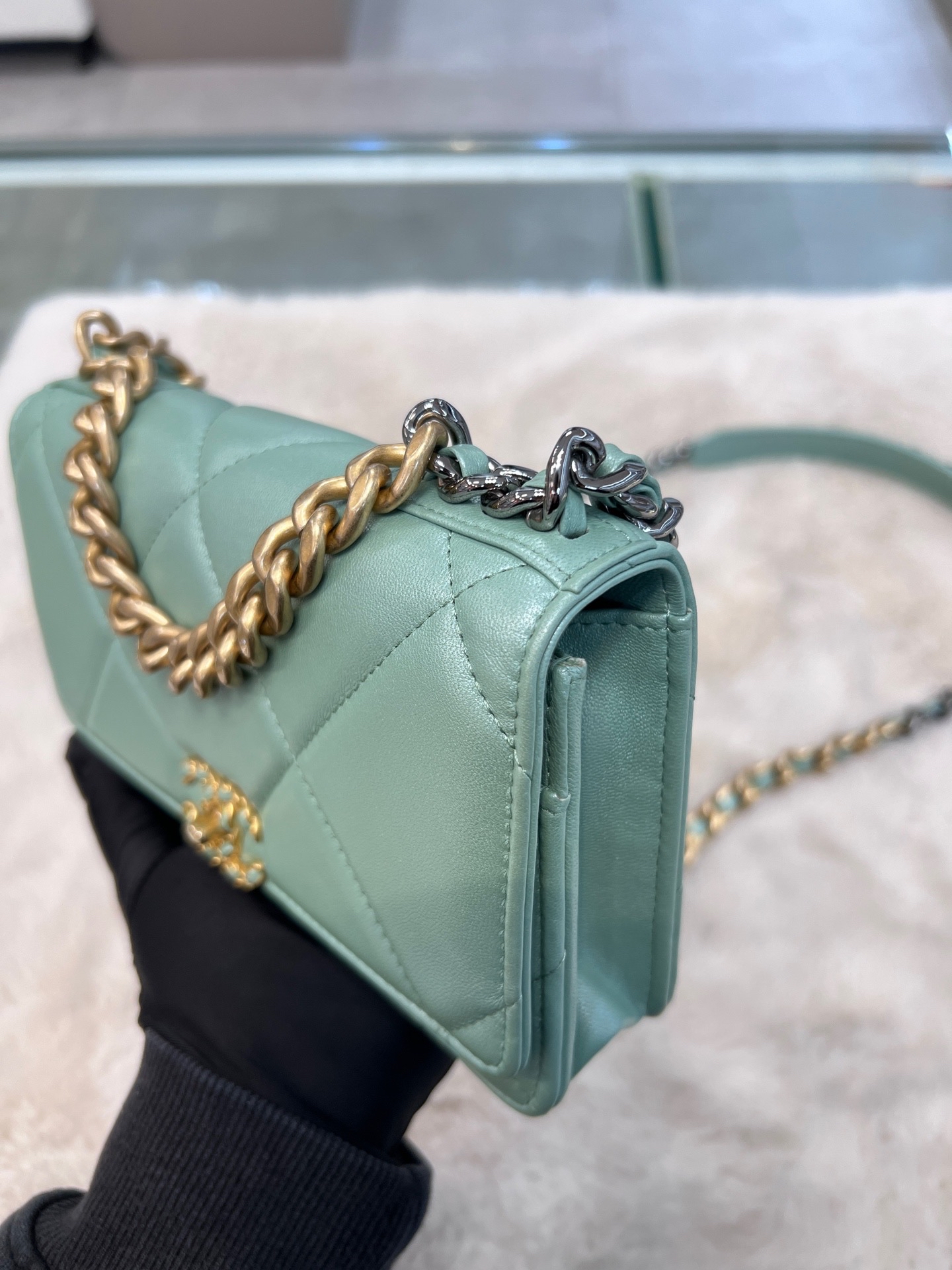 【預訂貨品】芯片款🪪 Chanel薄荷綠woc