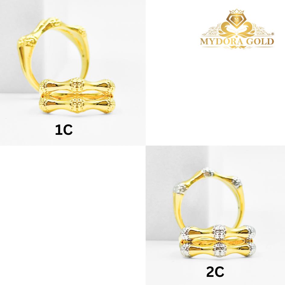 MYDORA Cincin Bamboo Twins (5G) l EMAS 916/22K