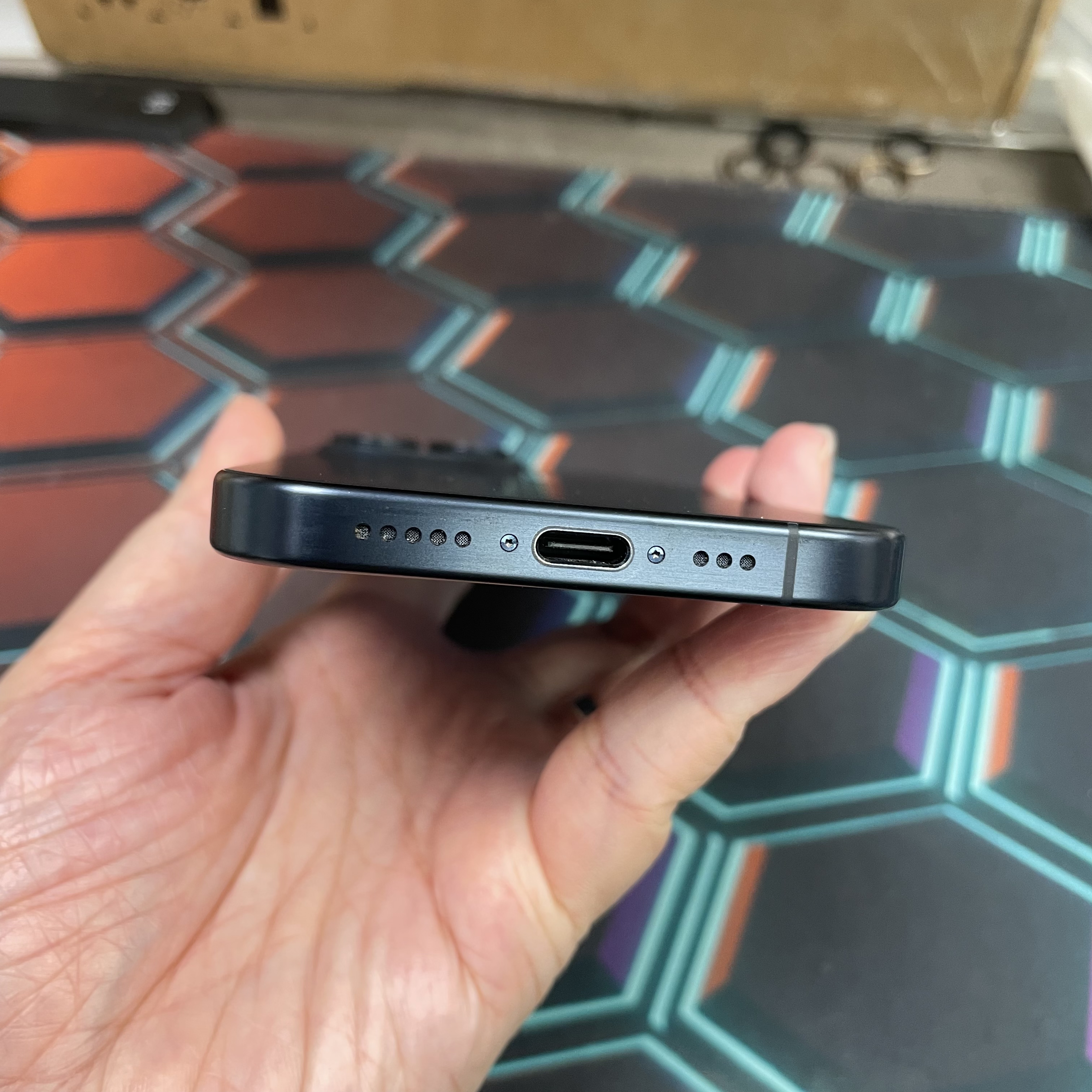 *8346 15 pro 完美機 128GB 電85 藍色 blue
