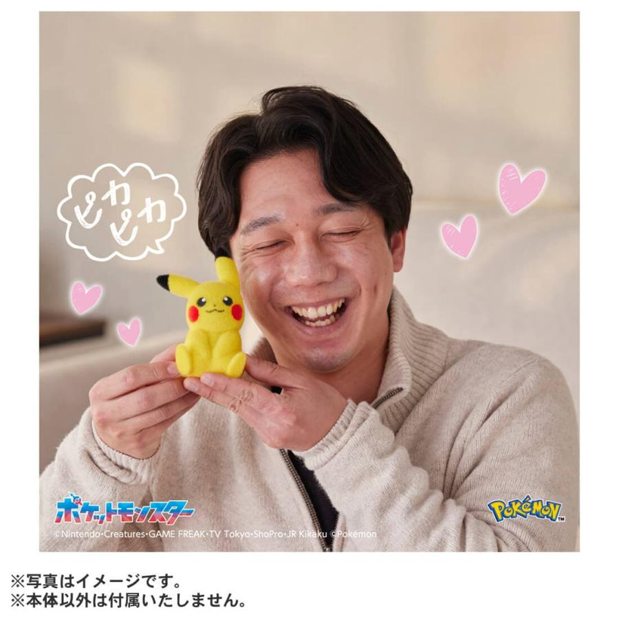 日本限定 TAKARA TOMY Pokemon 寶可夢掌上互動 毛絨 皮卡丘 Pokefuwa 