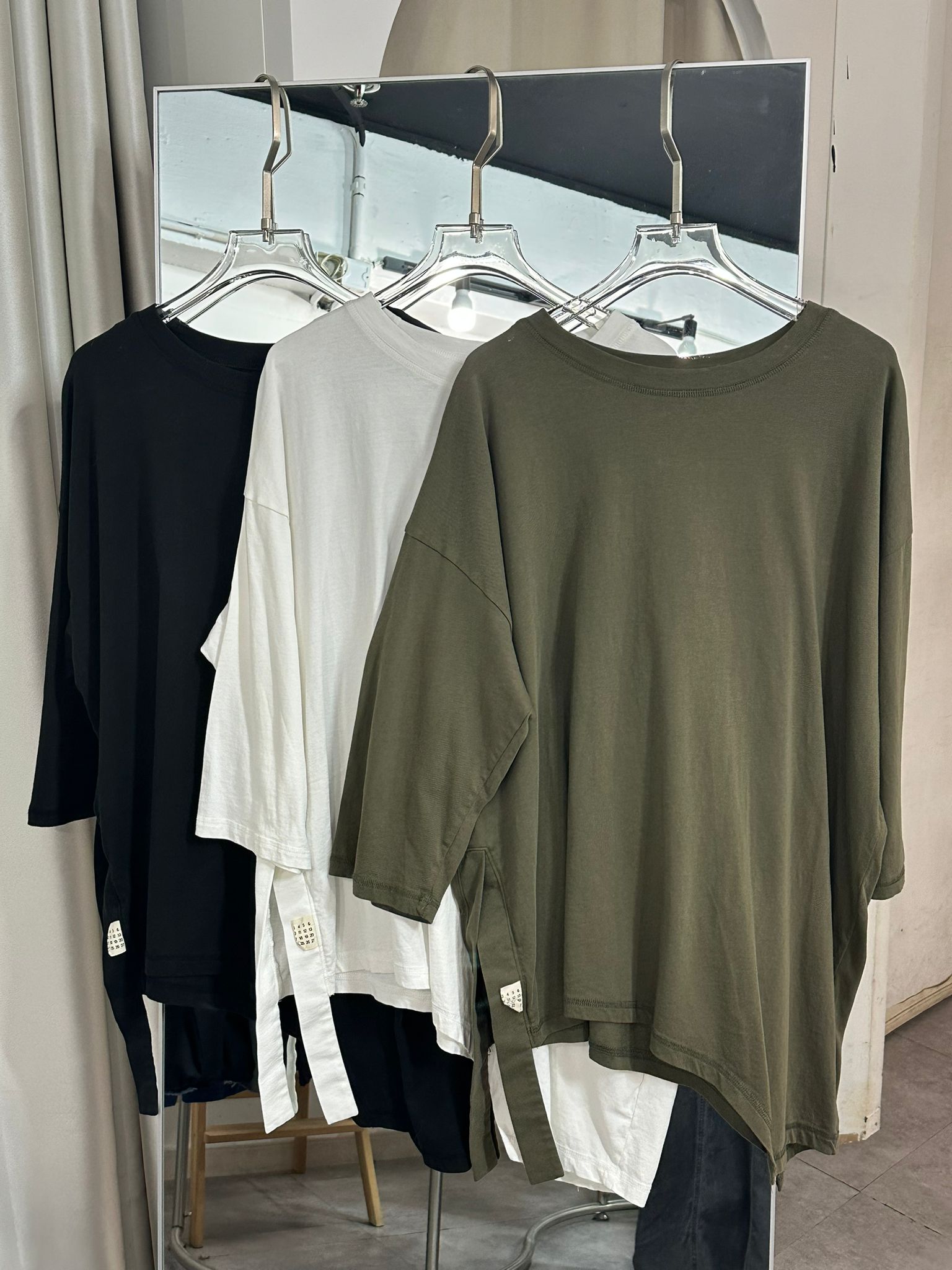 SS2608 寬鬆側邊綁帶長袖T