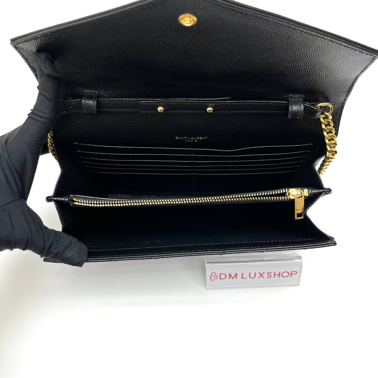 YSL Black Envelope WOC GHW