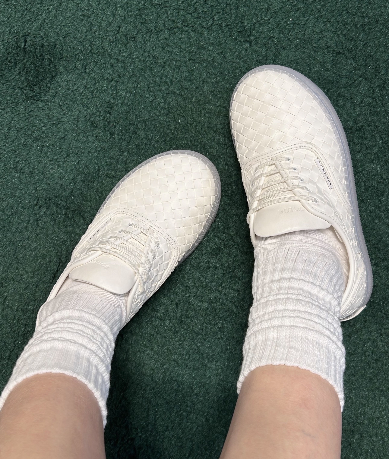 訂貨 ✈️ BV 新款 白色編織 Serena Sneaker  🔖Size 36/37/38/39/40/41