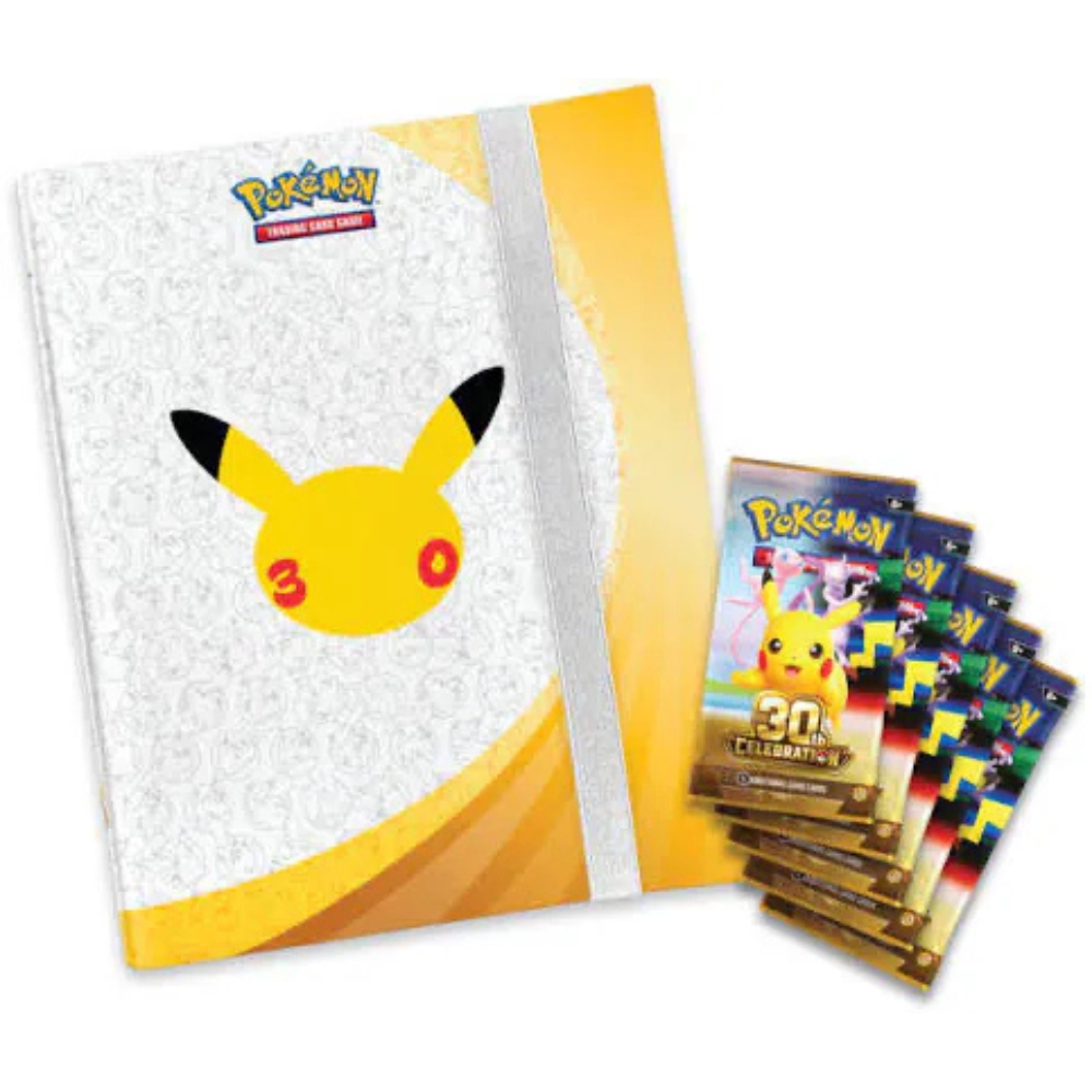 門市現貨｜Pokemon寶可夢 - 英文版 PTCG Pokemon 30th Celebration Binder Collection 30週年卡簿套裝 (1卡簿+5散包)