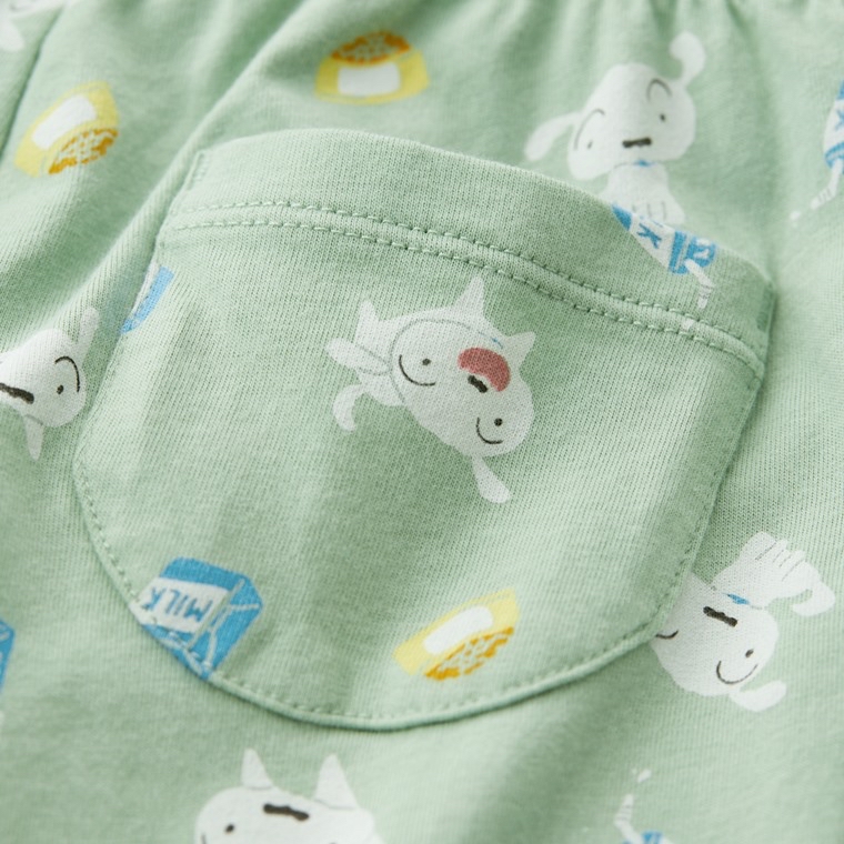 ☀️預訂 台灣直送☀️蠟筆小新系列三色純棉滿印家居服上下套裝