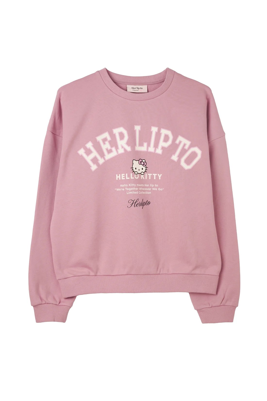 🎀【預訂】Her lip to × Kitty Sweatshirt P
