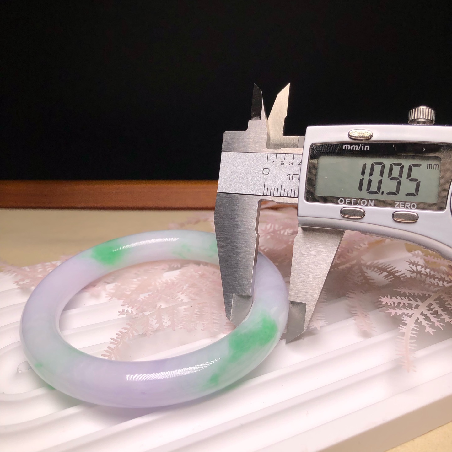 白底青圓鐲57.5mm YM00180