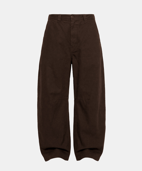 Mystic Formal Curved Chino Pants - Brown