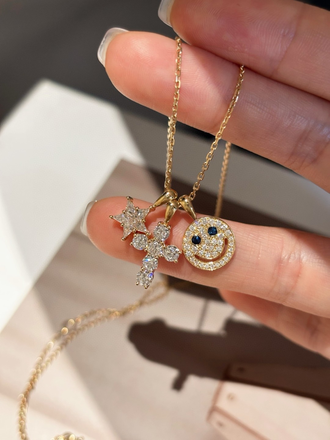 18K 培育鑽石項鏈 d1.08 G5.2 