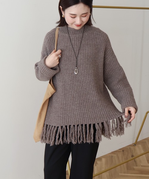 流蘇慵懶感冷衫