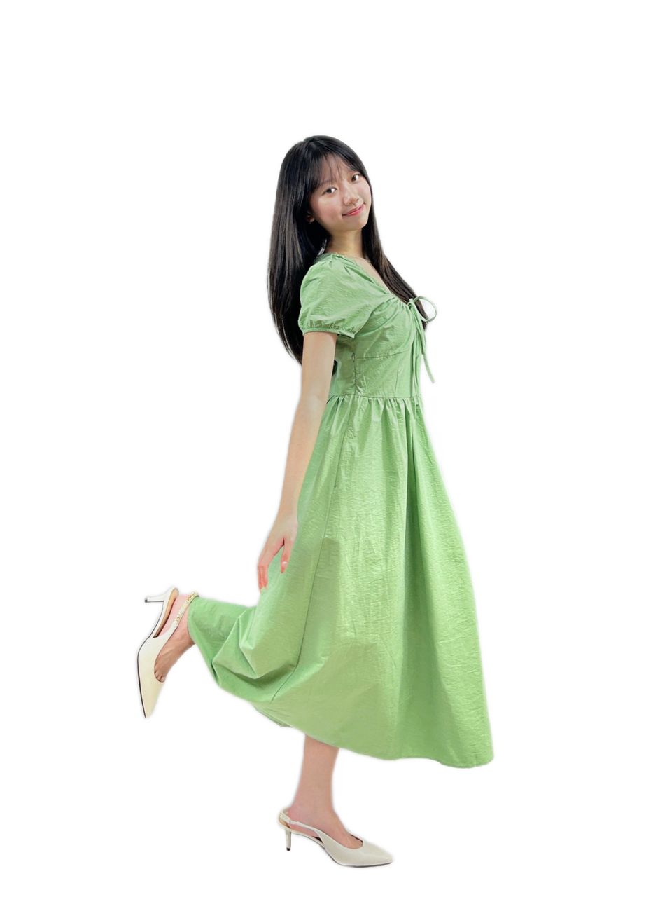 W6196 - Aria Drop-Waist Dress