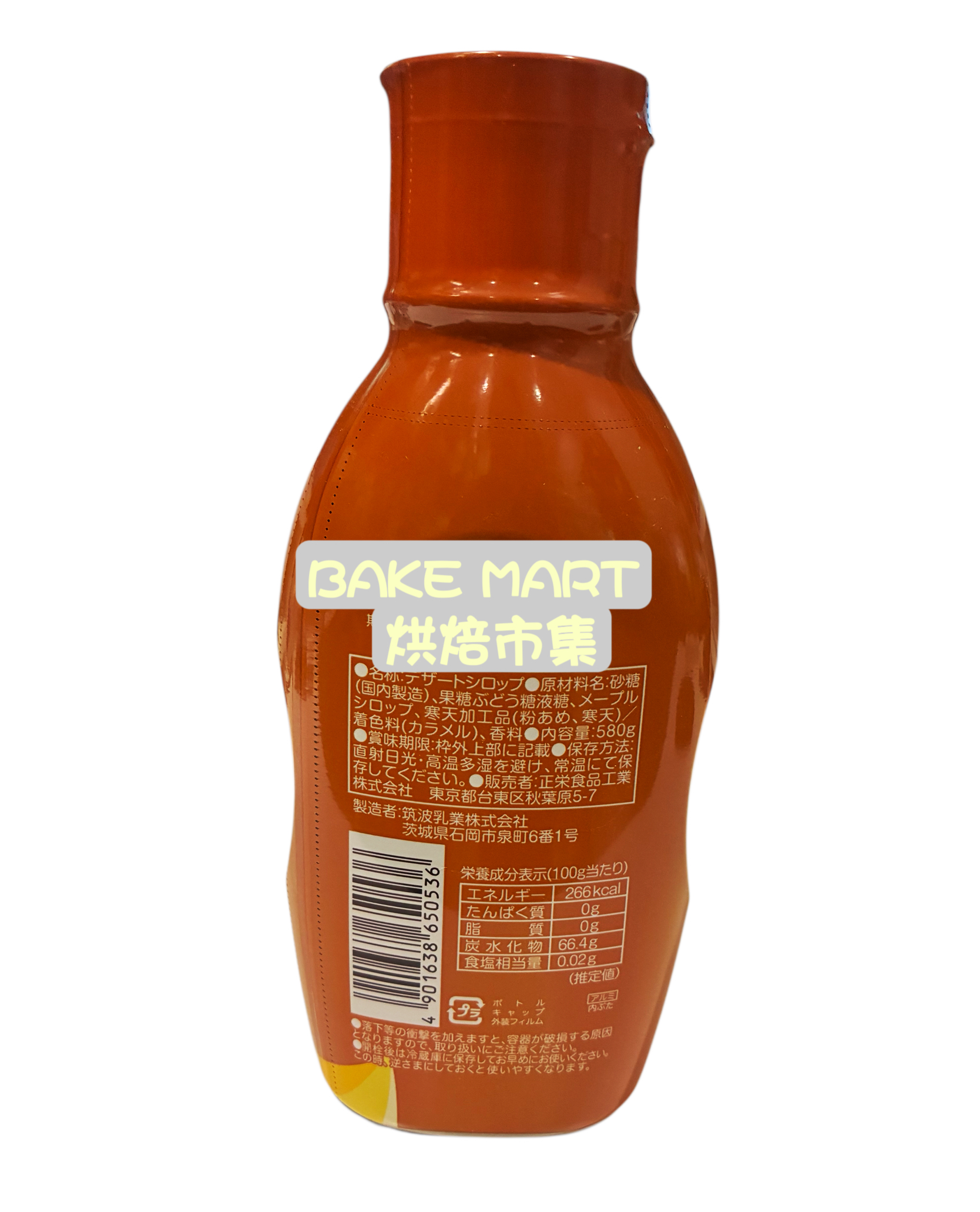 SHOEI 正榮楓糖味糖漿 580克  Maple-Favored Dessert Syrup,Japan 580g