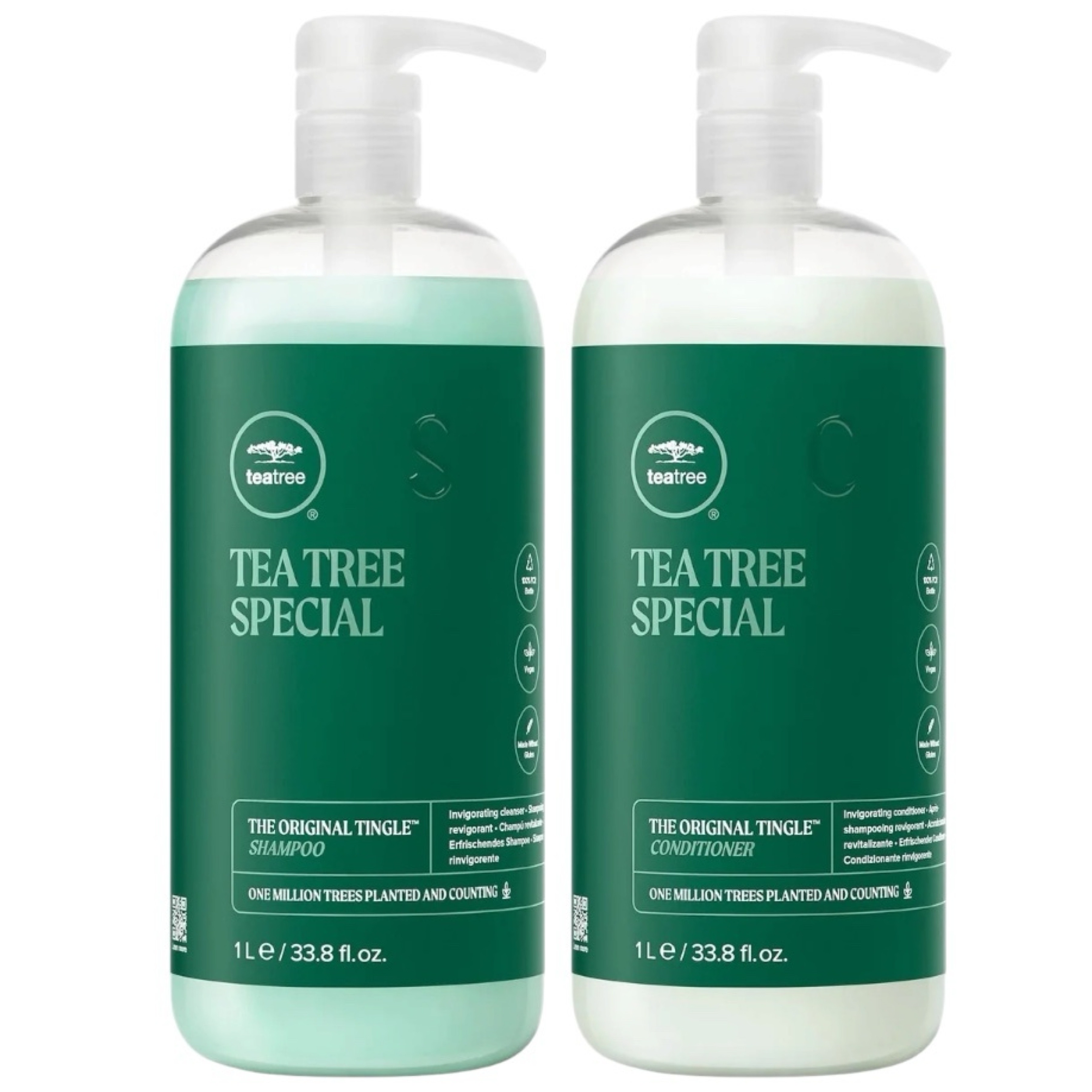 PAUL MITCHELL  - Tea Tree Special Shampoo+Conditioner 茶樹消炎控油清爽冰涼洗護套裝 1000ml+1000ml