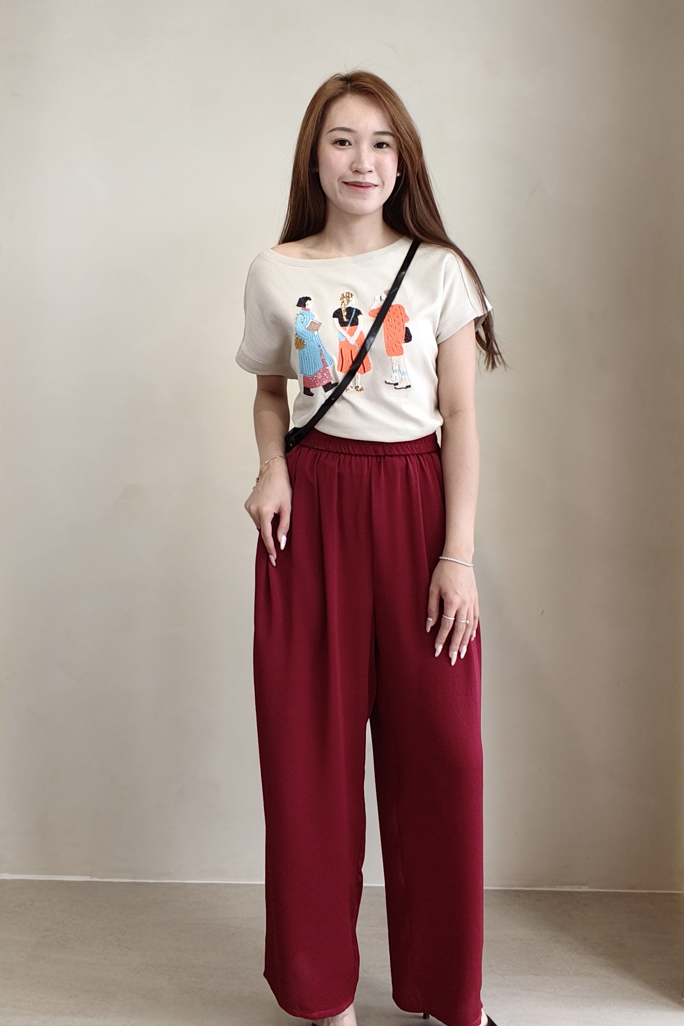 34601 Muse Embroidered Relaxed Tee
