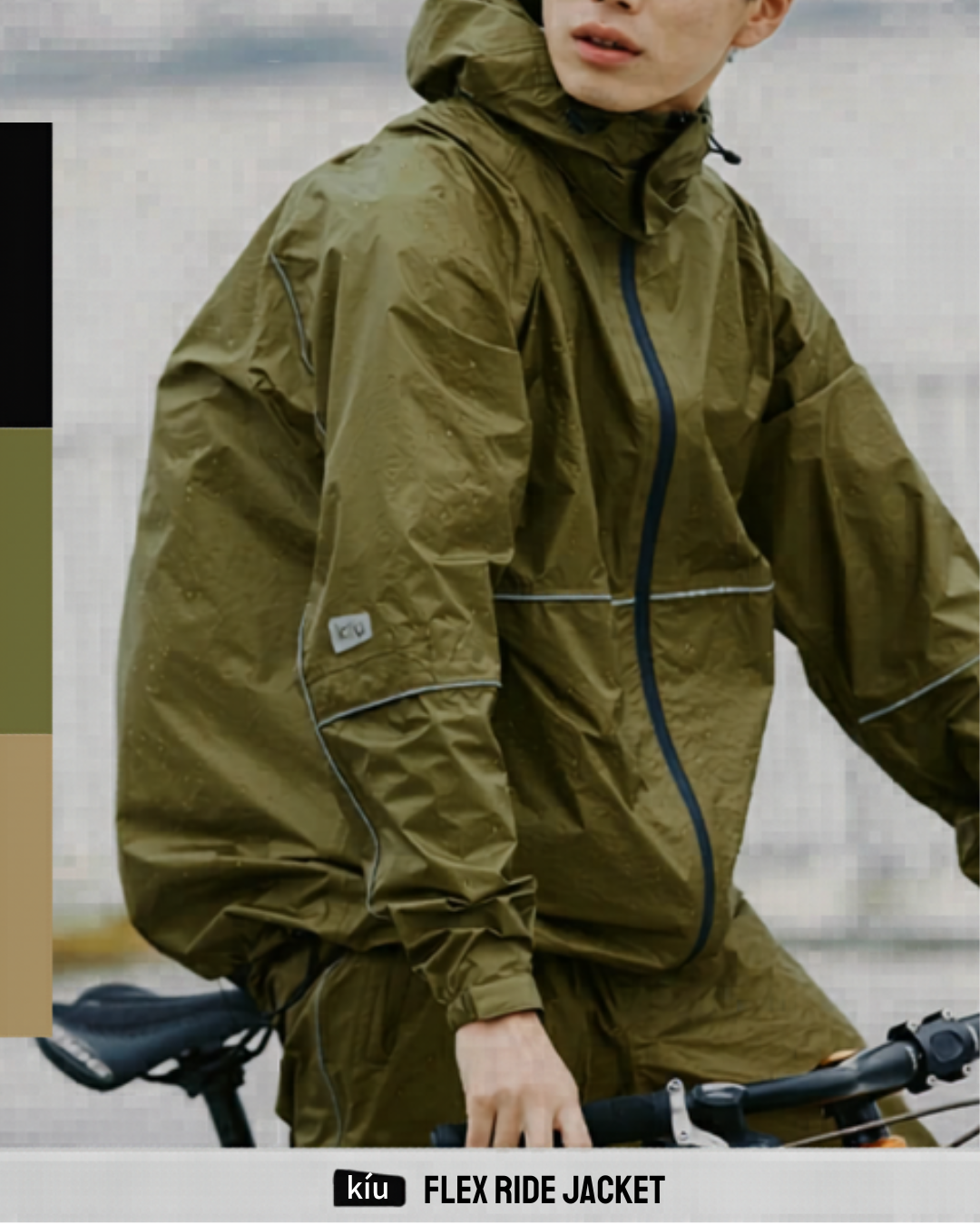 日本代購【 2026新商品 日本直送 kiU 雨天單車高規格雨褸 High‑Spec Cycling Rain Jacket 】