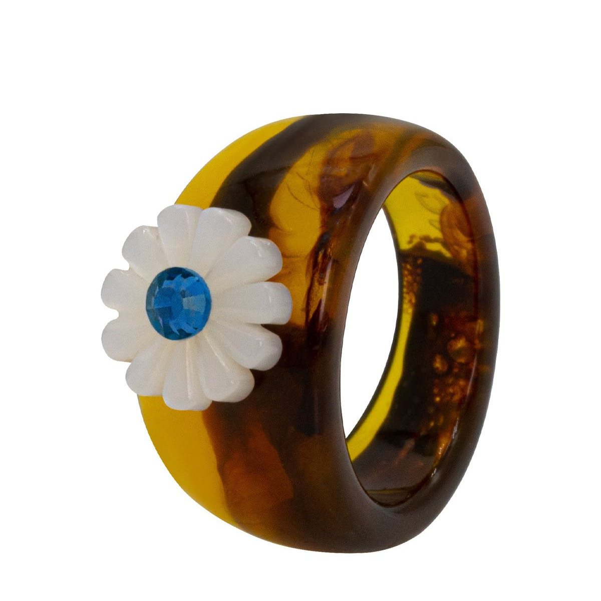 [JONGJONG] Daisy Brown Ring (2種)
